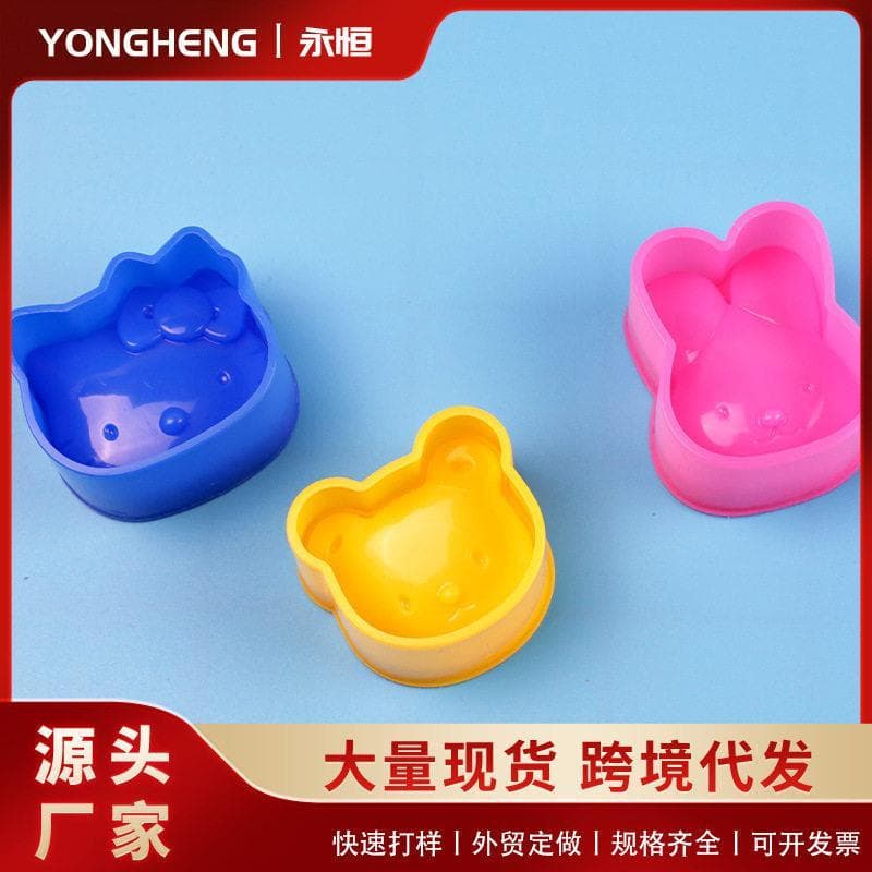 Venda quente transfronteiriça urso sushi molde conjunto modelo dos desenhos animados crianças Bento sushi ferramenta DIY