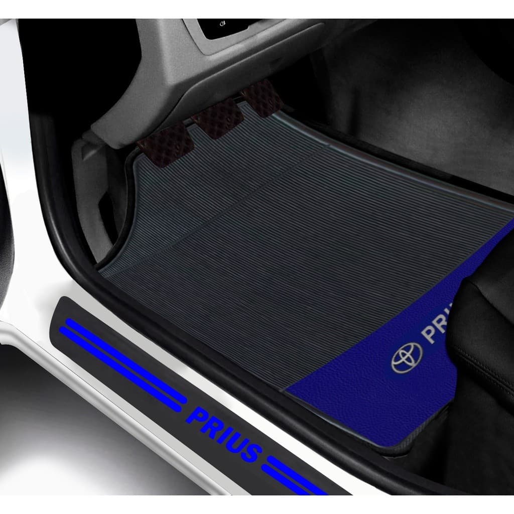 Kit Tapete E Soleira De Porta Toyota Prius Universal Carro personalizado