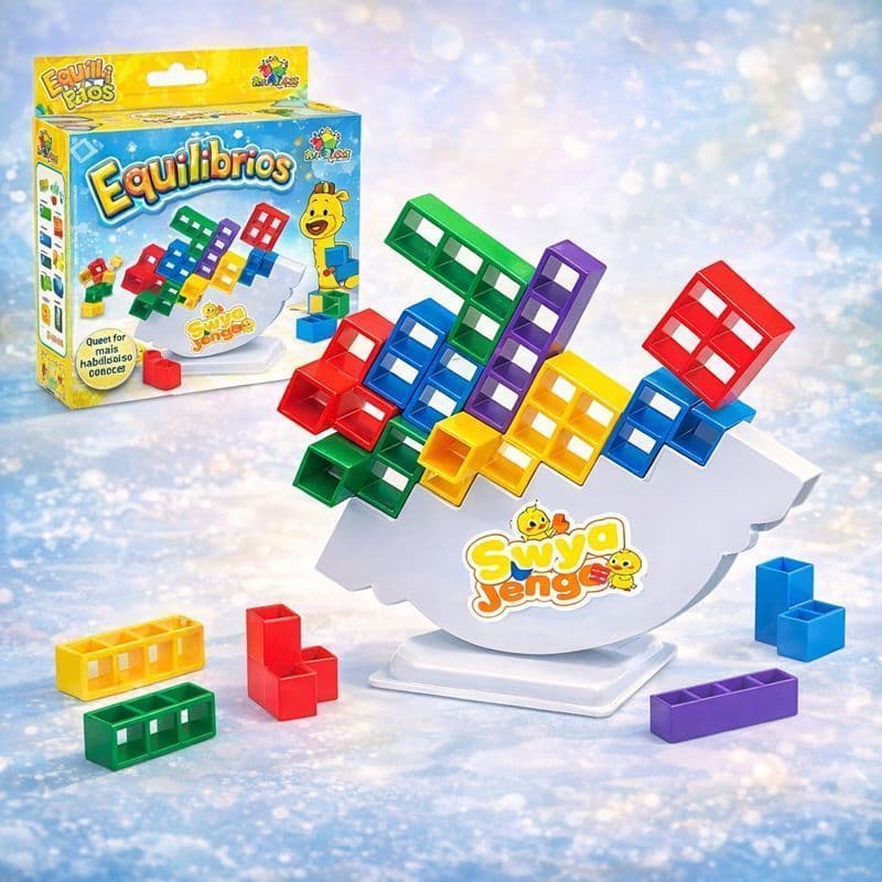 Jogo de Mesa Mini Equilipatos - Diversão, desafio e equilíbrio em um só jogo!
