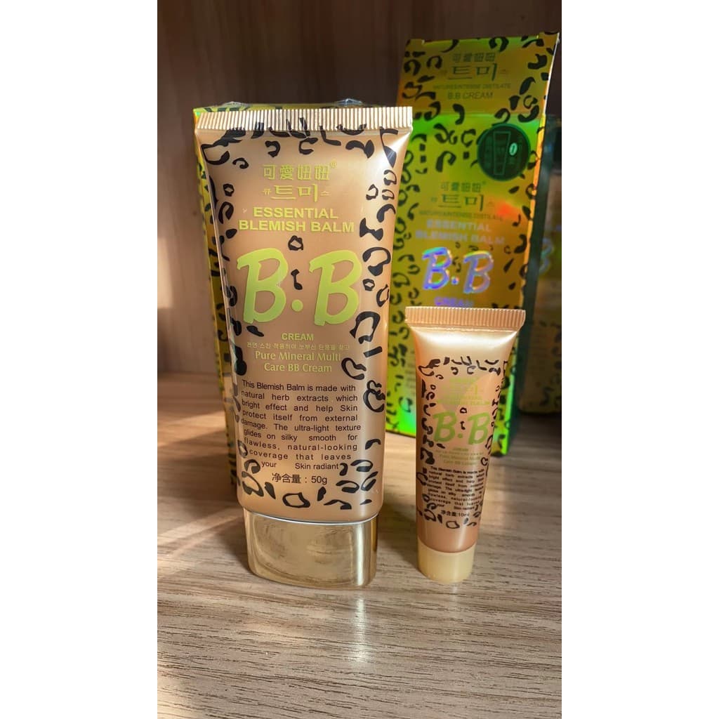 Coreia coreia chita moda leopardo impressão puro Mineral BB creme corretivo Nude maquiagem isolamento iluminar tom de pe
