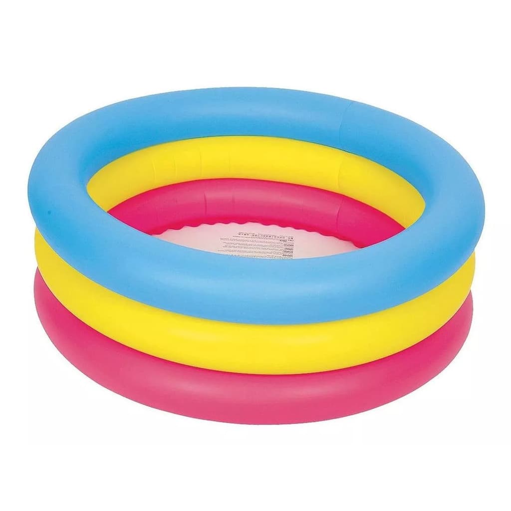 Piscina Inflável Redonda 3 anéis Jilong Kiddy 76x25cm 88L