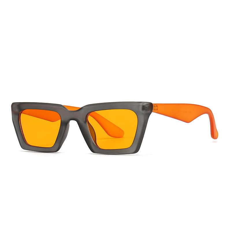 Óculos de Sol Masculinos com Armação Quadrada, Estilo Retrô, Proteção UV400