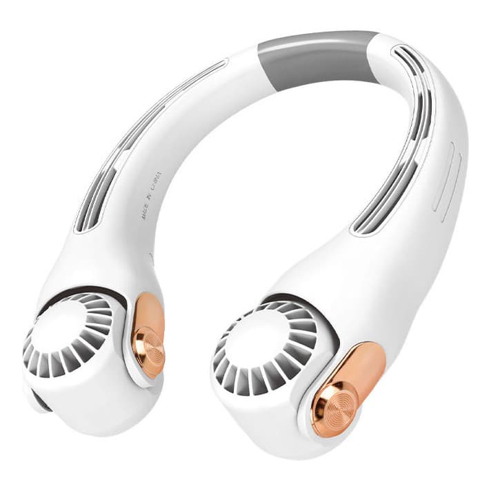 Mini Ventilador De Pescoço Portátil Recarregável Via USB Esportivo