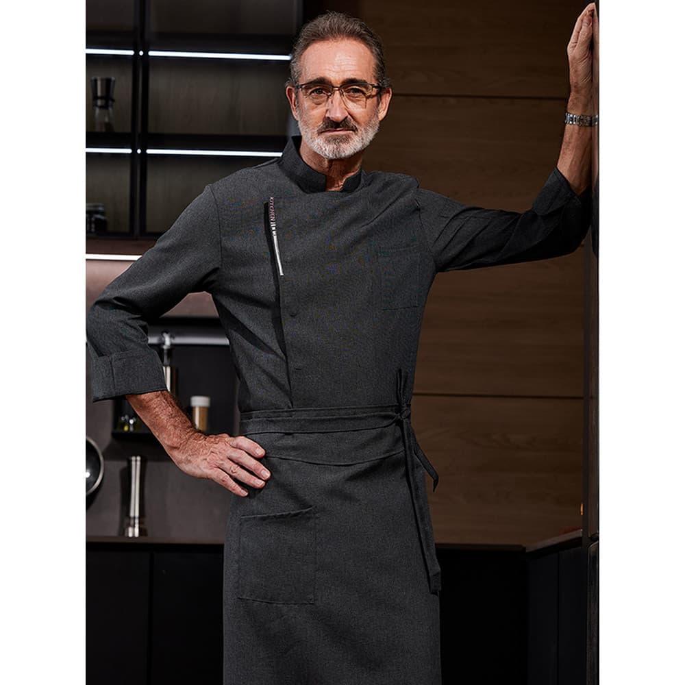 Casa de chá Hotel cantina Buffet restaurante chef roupas de trabalho das mulheres dos homens de manga comprida outono in