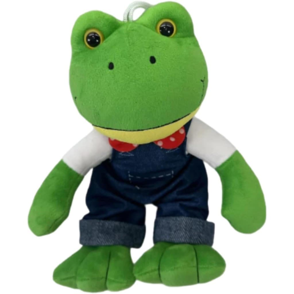 Adorável Bonito 9.8 Polegada Sapo Verde Pelúcia , Macio Recheado Figura Almofadas Para Decoração De Casa Fãs Presente
