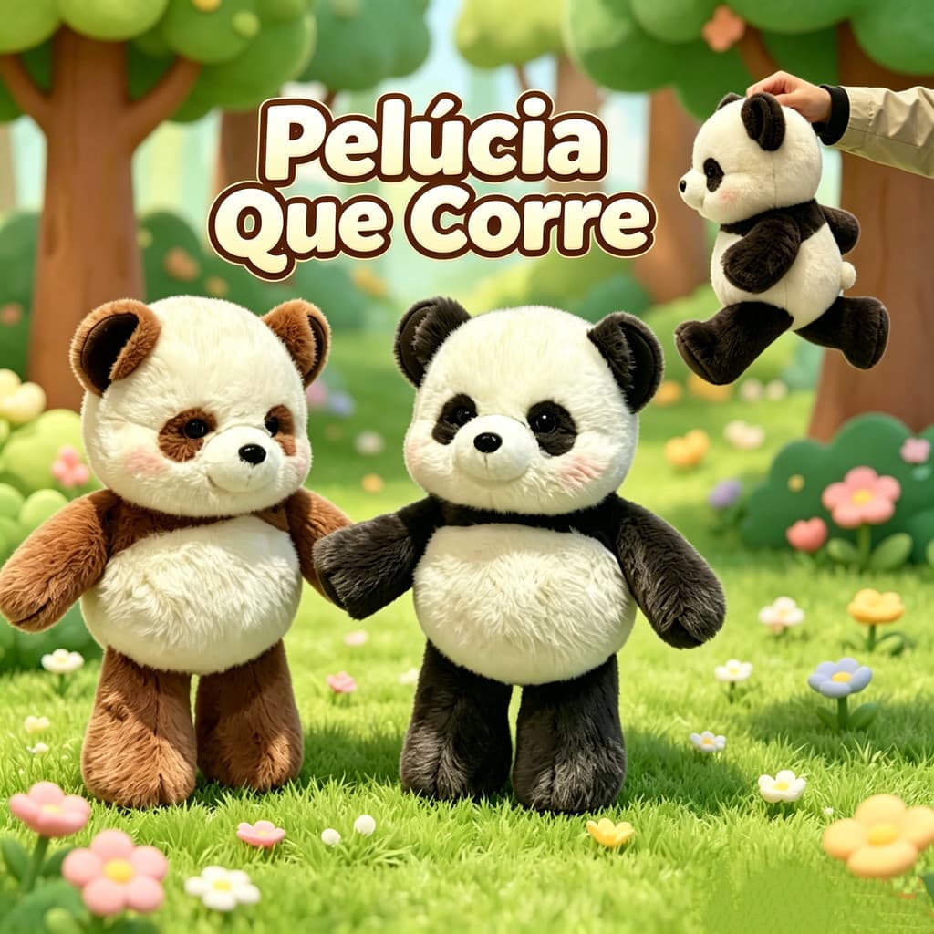40cm Pelúcia Panda Premium Material Super Macio Antialérgico Presente Infantil