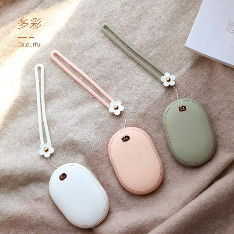 Nova flor USB aquecedor de mão novo produto Mini bonito compartilhamento power bank presente mão mais quente power bank