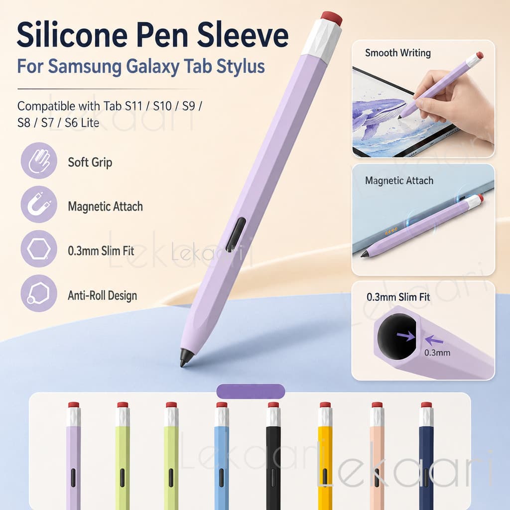 Capa De Silicone Para Samsung Galaxy SPen Tab S11 S10 S9 S8 S7 FE S6 Lite Plus Ultra Vintage Manga De Pele Anti-Deslizam