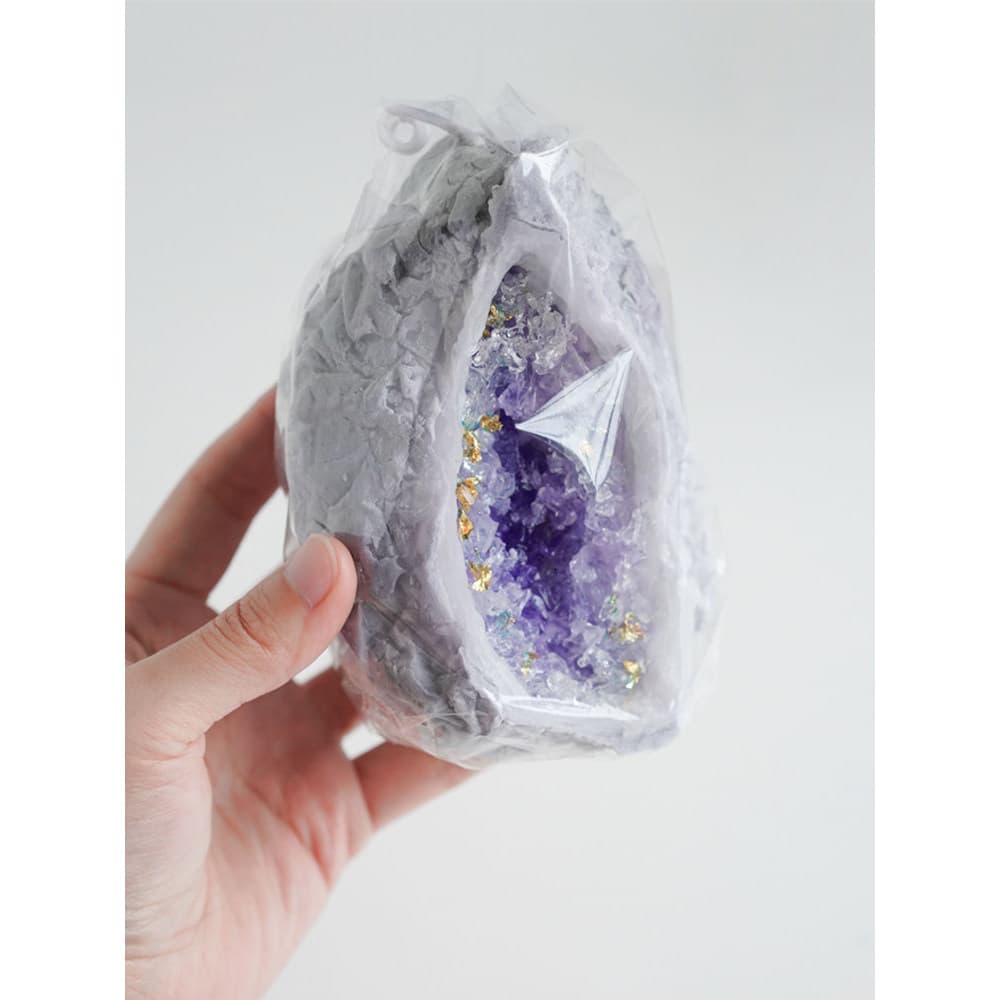 Vela perfumada artesanal sabão sobremesa papel de embrulho de vidro transparente Material de buquê de flores