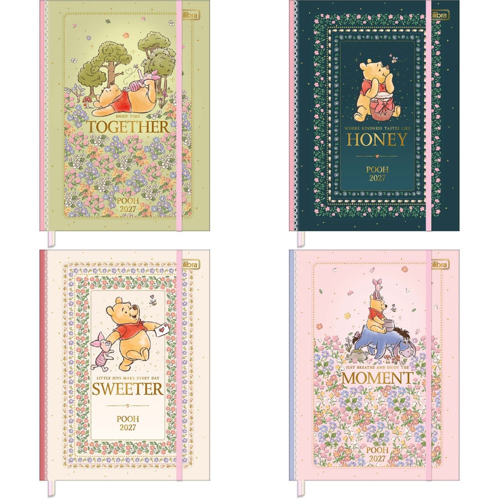 Agenda Pooh Costurada 2027 Tilibra - unidade