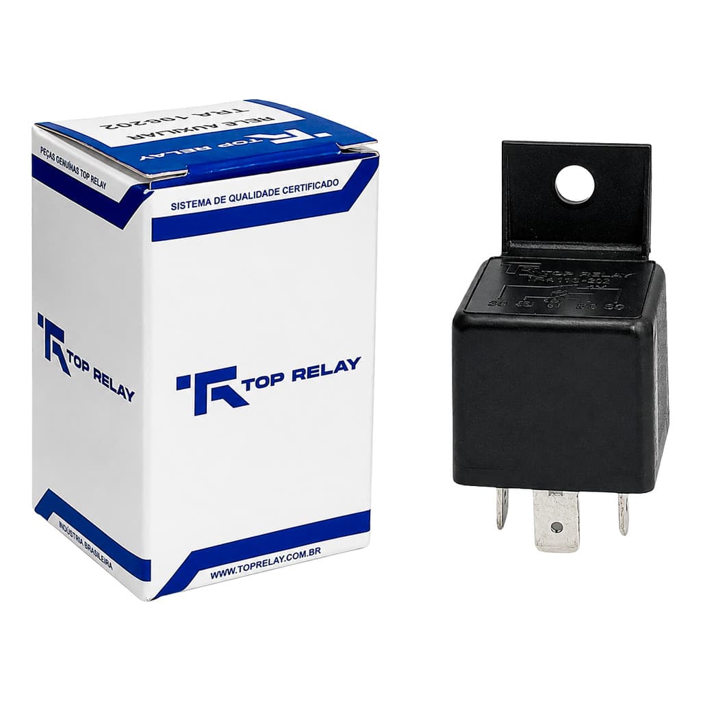 Rele Auxiliar Automotivo Universal 12 volts 40A 4 Pinos