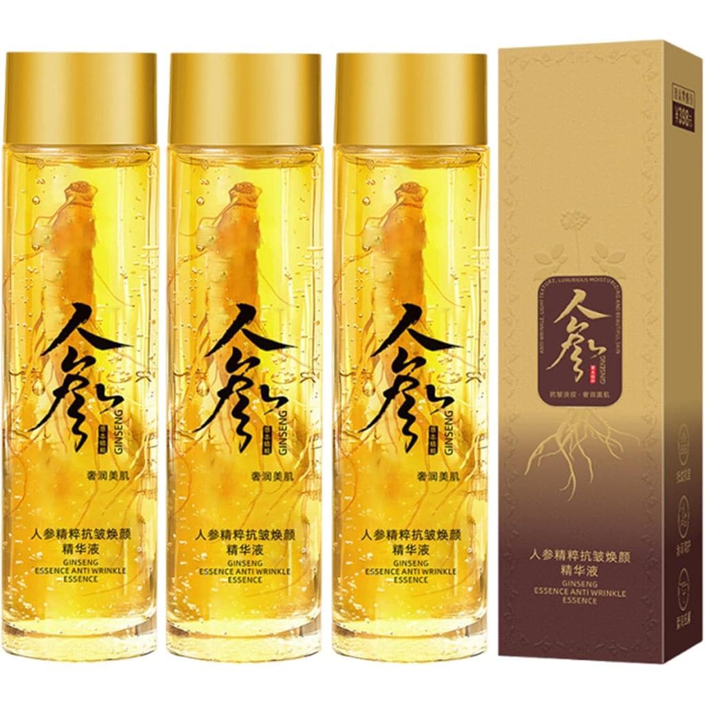 Sérum de Ginseng Radiance, Água Essencial de Ginseng, Extrato Líquido de Ginseng, Essência Antirrugas de Extrato de Gins