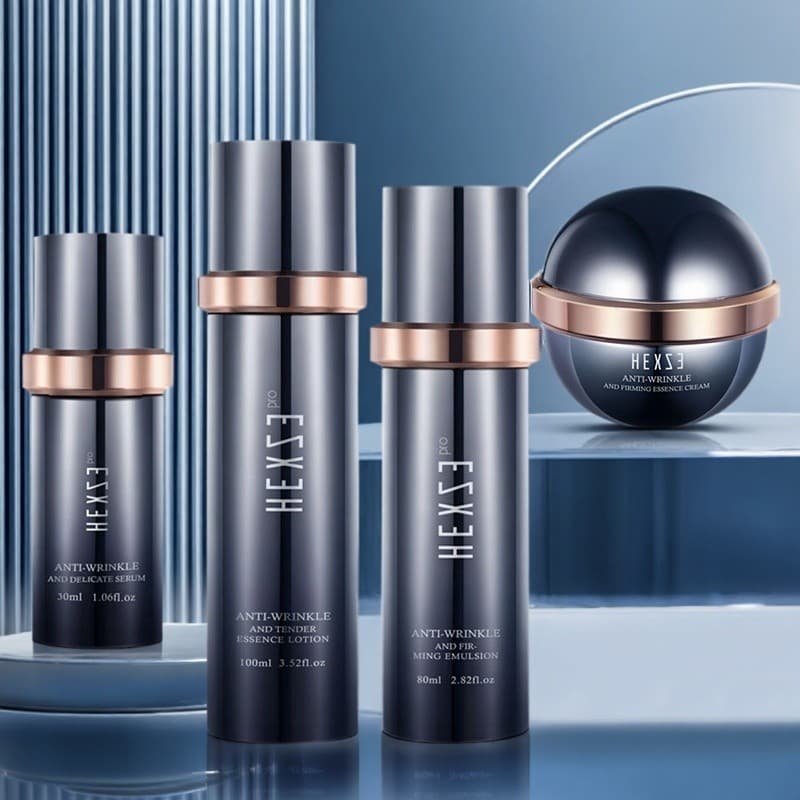 Han Xizhen Linhas de Suavização Série de Fixação Cuidados com a Pele Hidratante Firmador Facial Rejuvenescedor Essência