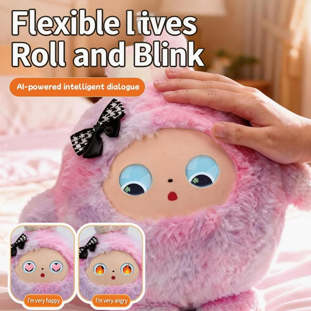 Ai Inteligente Boneca De Pelúcia Rosa Feijão Brinquedo Diálogo Cedo Calmante Presente C9f2