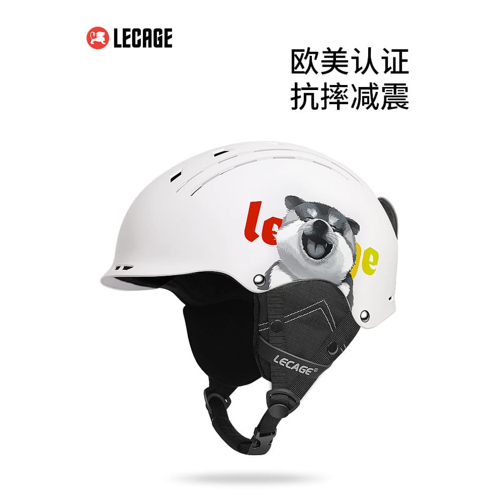Le Kaiqi Capacete de Esqui Profissional Homens Mulheres Anti-Colisão Leve Folheado Capacete Equipamento Esportivo de Esq