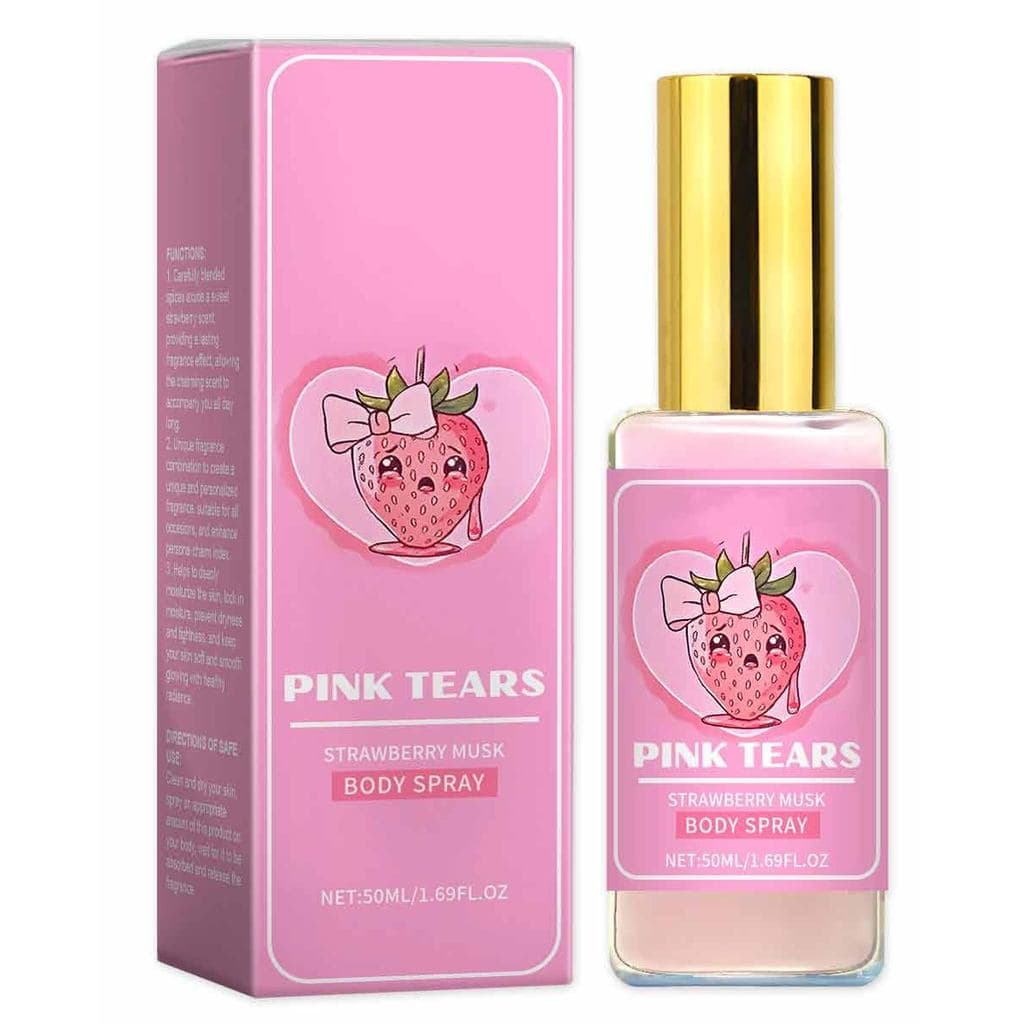 Névoa Corporal Pink Tears, Spray Corporal de Leite com Aroma de Morango Fresco (1 Unidade)