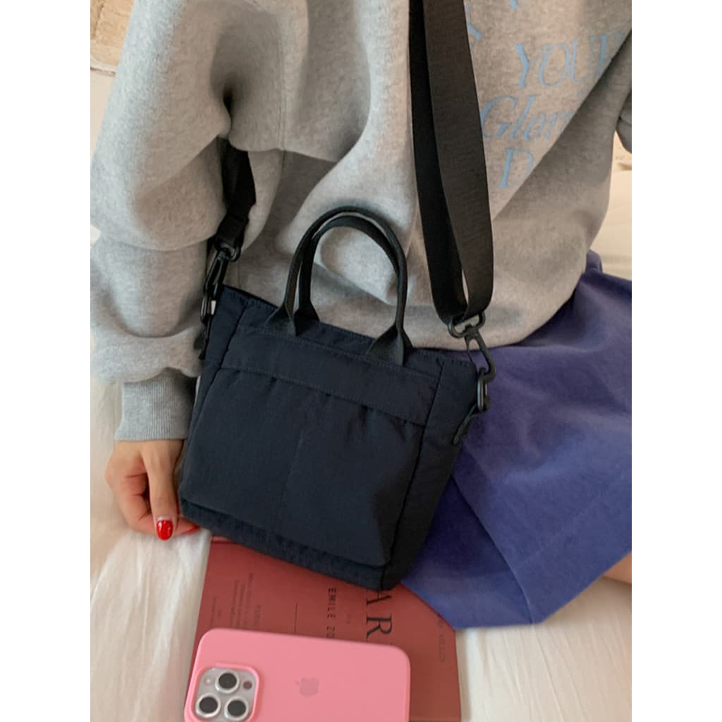 Ins nicho Design Mini bolsa de ombro Casual feminina estudante universitário Commuter portátil sacola All-Match saco do