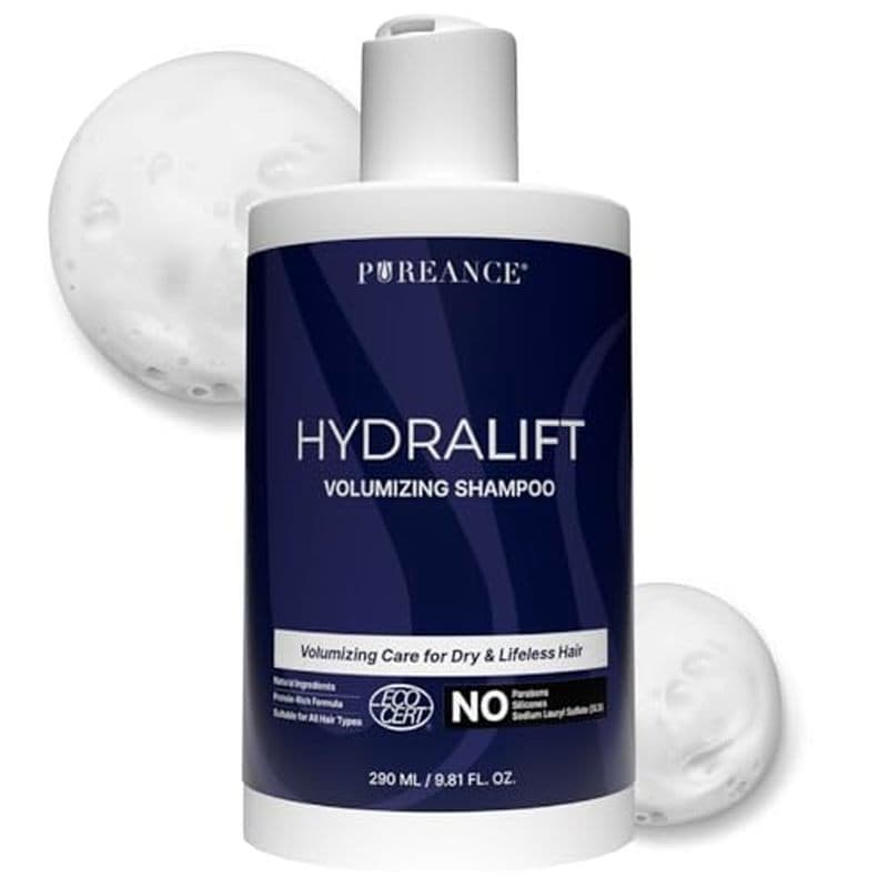 Pureance Hydralift – Shampoo Volumizante Para Cabelos Afinados Mulheres & amp ; Homens Espessamento De Cabelo Limpo Volu