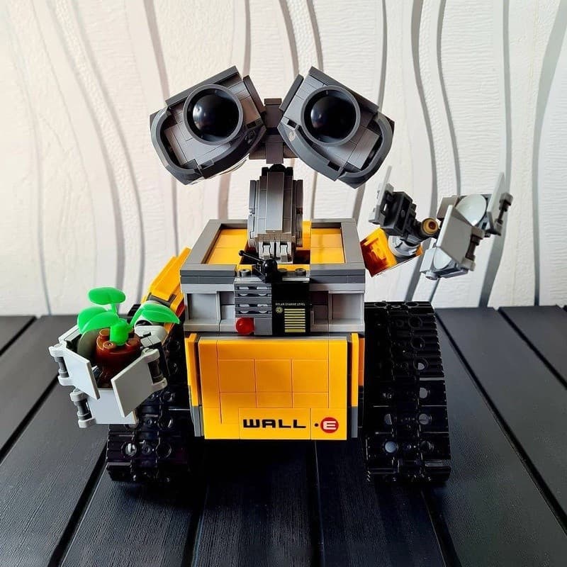 687PCS Robô WALL-E Modelo de Animação WALL Blocos de Construção Educacionais Brinquedos Compatíveis com 21303