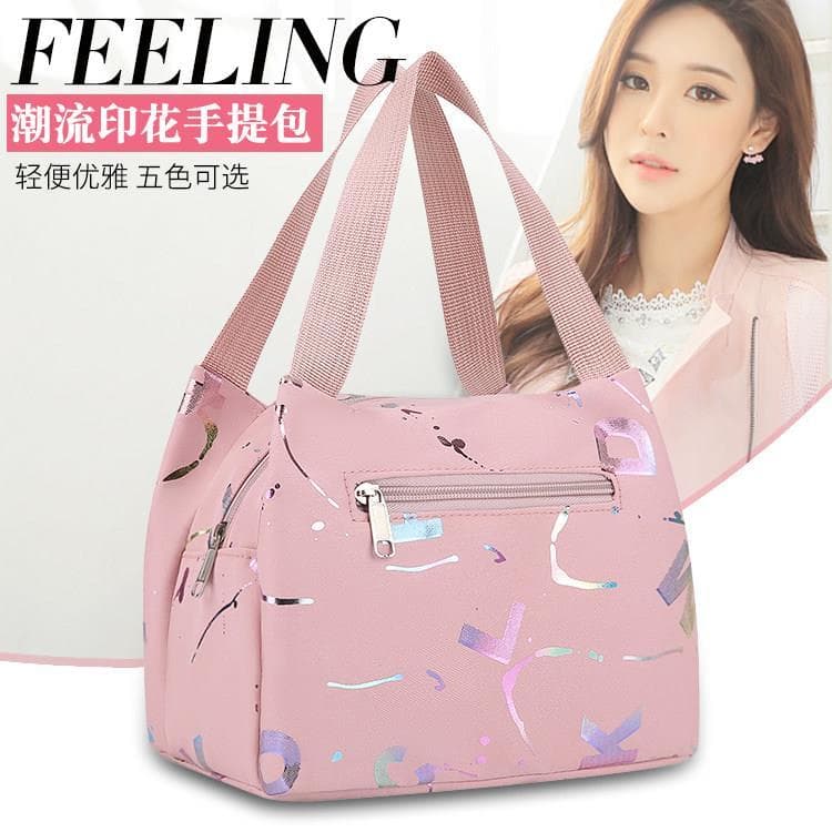 Novo estilo mãe saco de compras saco de pano feminino lona saco do telefone móvel feminino portátil pequeno Oxford