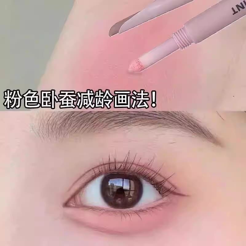 Muito macio!Método de pintura redutor de idade Caneta de bicho-da-seda deitado rosa iluminando contorno sombra em bastão