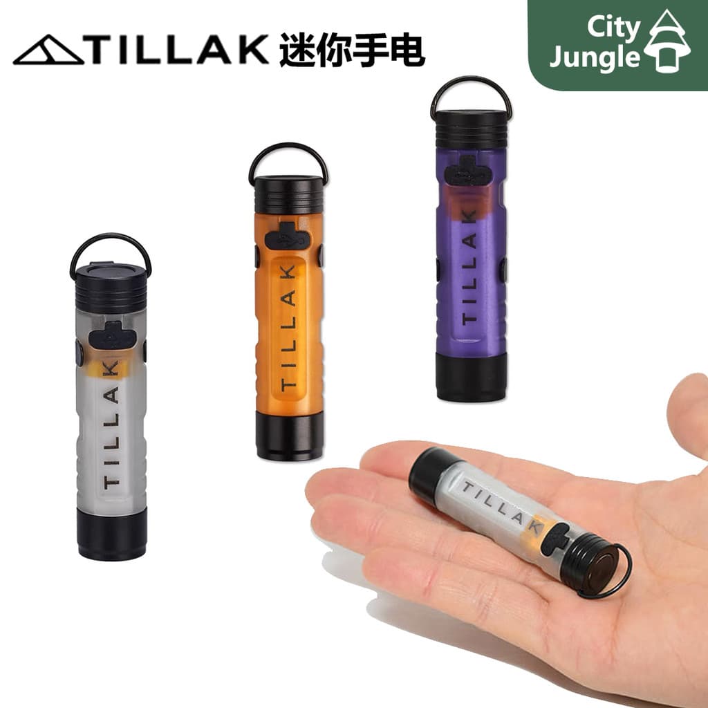 Tillak Mini Lanterna Luz de Acampamento 3 Mini Lanterna Portátil 5050 Mesmo Estilo Recarregável Ultraleve Luz Externa