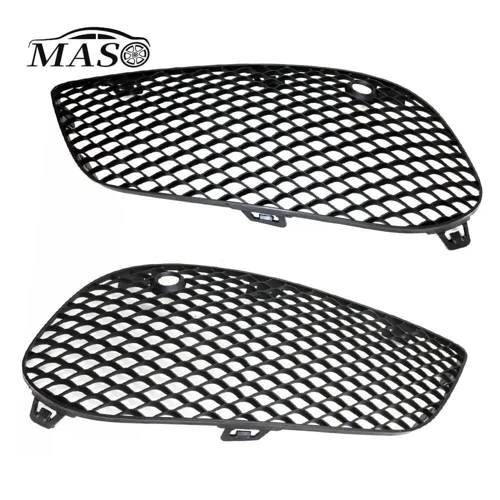 Amortecedor Dianteiro Luz De Nevoeiro Lâmpada Grade Capa Favo De Mel Para Mercedes Benz C300 C400 C450 C450 4Matic 20588