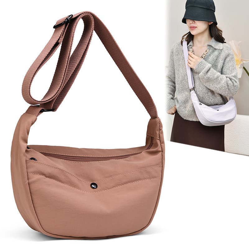 Bolsa mensageiro Casual feminina 2025 novo estilo de Nylon bolsa feminina Oxford pano bolsa de ombro simples bolsa de lo