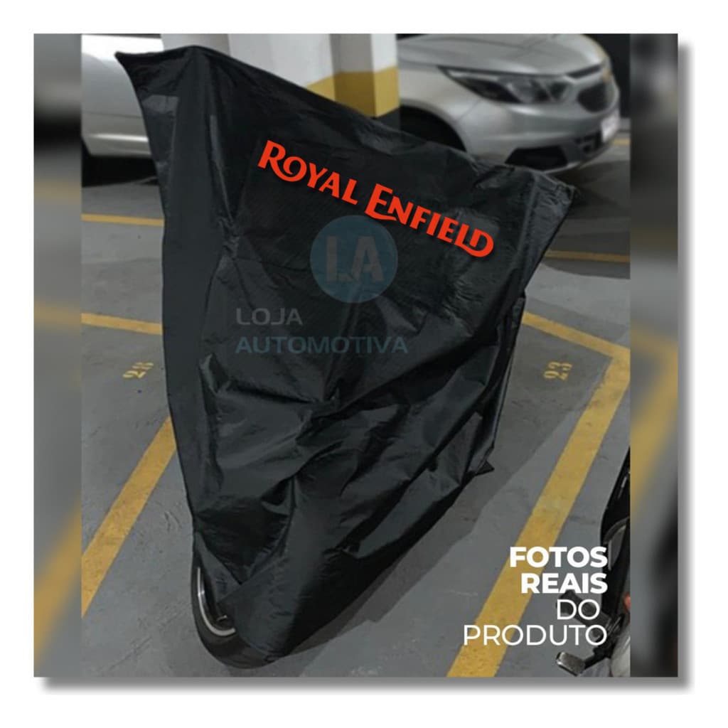 Capa Termica Royal Enfield Shotgun 650 Com Logo Impermeavel Couro Ecologico