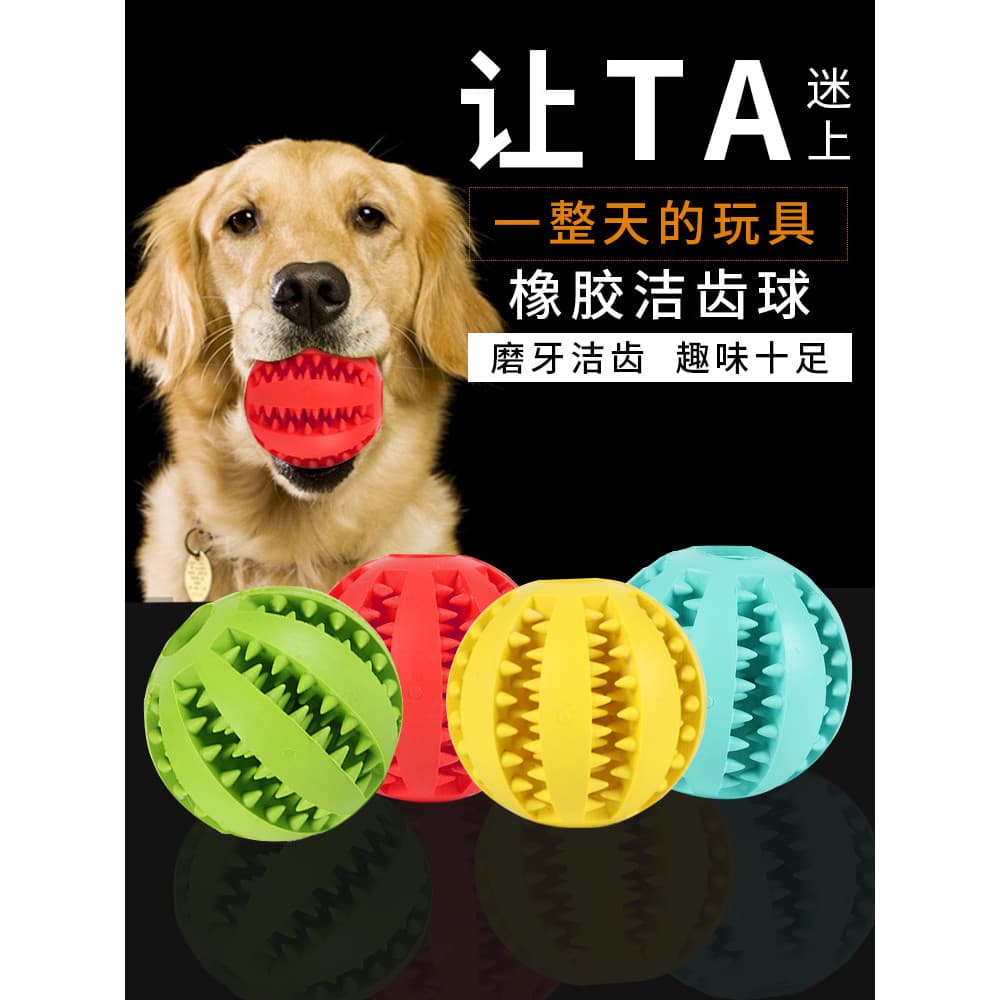 Brinquedo para cachorro com vazamento, bola de comida resistente à mordida, maltês, auto-feliz, entretenimento, bola de