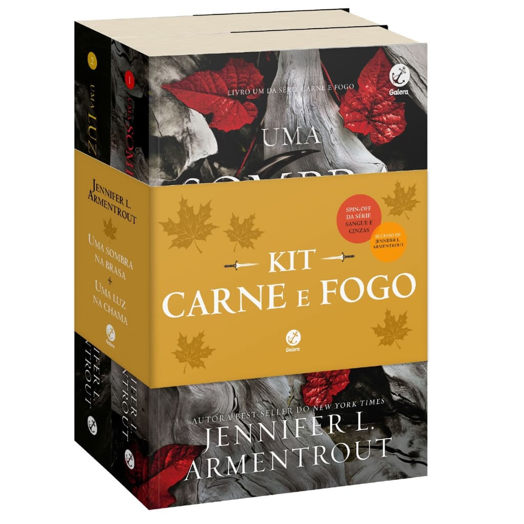 Kit Carne E Fogo Volumes 1 E 2 Livros Romance