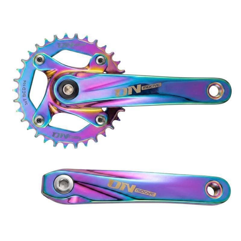 Pedivela Cameleão Rainbow BMX 34 Dentes Ponta Quadrada 170mm Onmoove