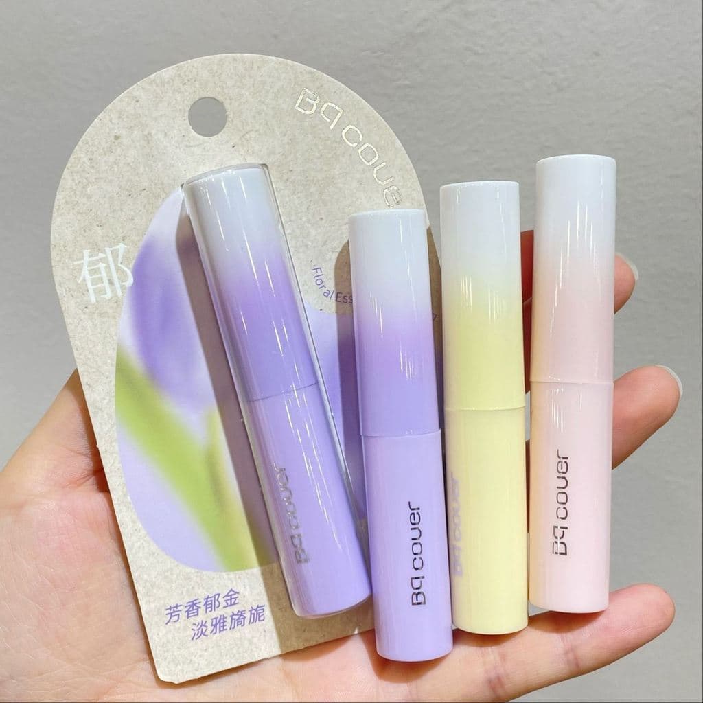 Bqcover Peiling Cover Lip Balm Máscara labial Homens Mulheres Linhas labiais Suaves Estudantes universitários Hidratante