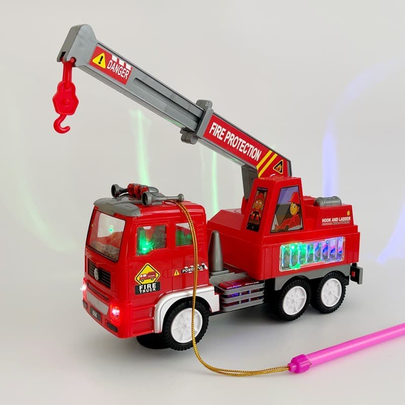 Mid-Autumn Festival lanterna portátil das crianças brinquedo elétrico Universal engenharia veículo som luz guindaste de