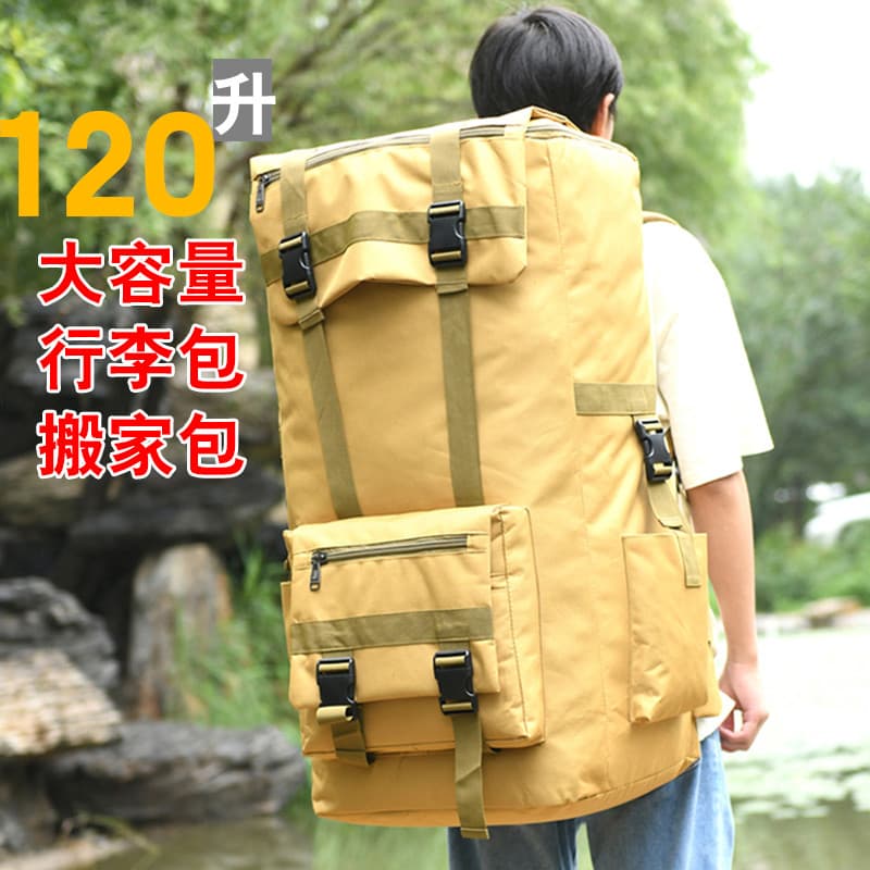 Mochila de viagem ao ar livre 120L grande capacidade das mulheres dos homens saco de bagagem de trabalho colcha Check-In