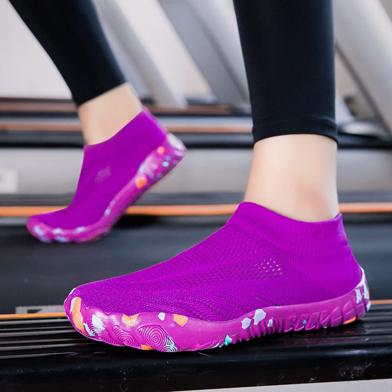 Meias internas sapatos femininos esteira respirável sapatos especiais luz exercício em casa pular corda perda de peso sa
