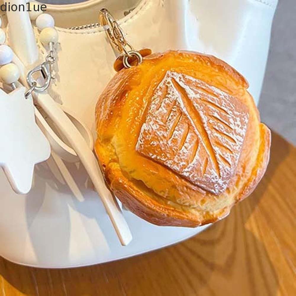 DION1UE Chaveiro De Pão , Mole De Comida Realista De Recuperação Lenta , Chave De Carro De Brinquedo Flexível De Tamanho