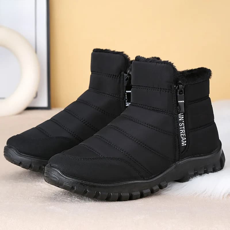 Botas de Neve para Homens, Impermeáveis e Antiderrapantes, Calçados Casuais para Manter os Pés Aquecidos, Tamanhos Grand