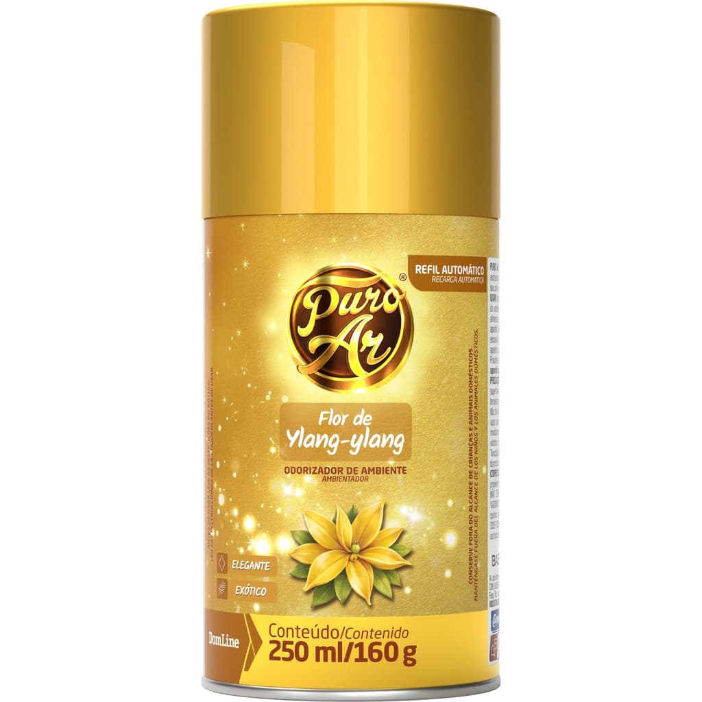 Refil Odorizador Puro Ar Flor De Ylang Ylang 250ml Auto