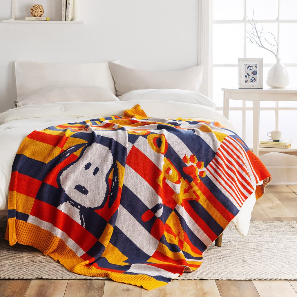 Cobertor de algodão genuíno/Snoopy classe A, cobertor de algodão puro, cobertor para cochilo de escritório, sofá, presen