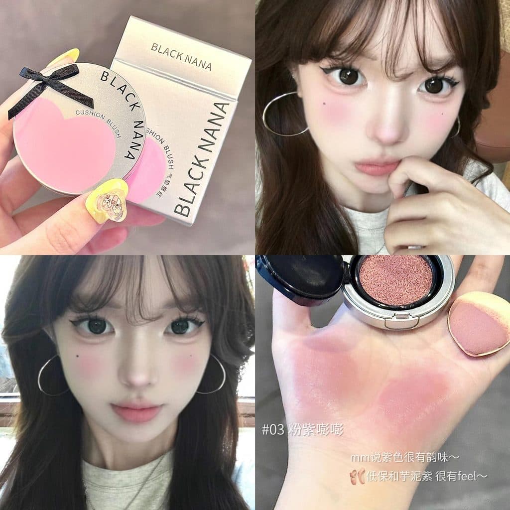 Nova almofada de ar Blush alto brilho rosto Natural brilho brilhante reparação estilo coreano água brilhante pele revela