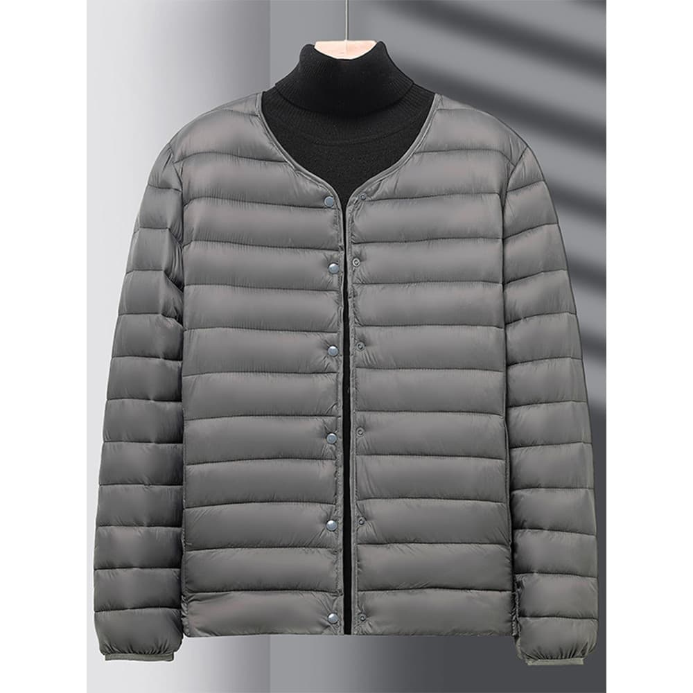 2025 outono inverno novo estilo leve para baixo acolchoado jaqueta masculina estilo curto interior exterior forro quente