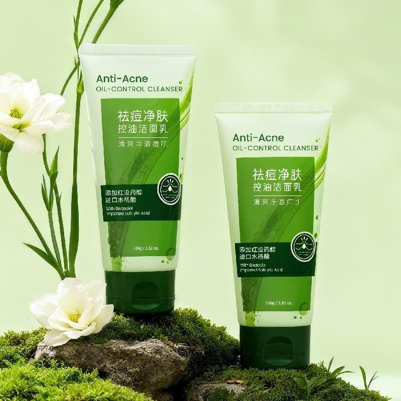 Yue Muscle Density Acne Remoção Limpeza Controle de Óleo Limpador 100g
