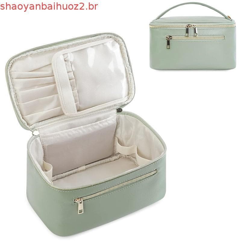 Bolsa de Maquiagem Wandering Nature, Organizador de Maquiagem para Viagem, Estojo para Pincéis de Cosméticos para Mulher