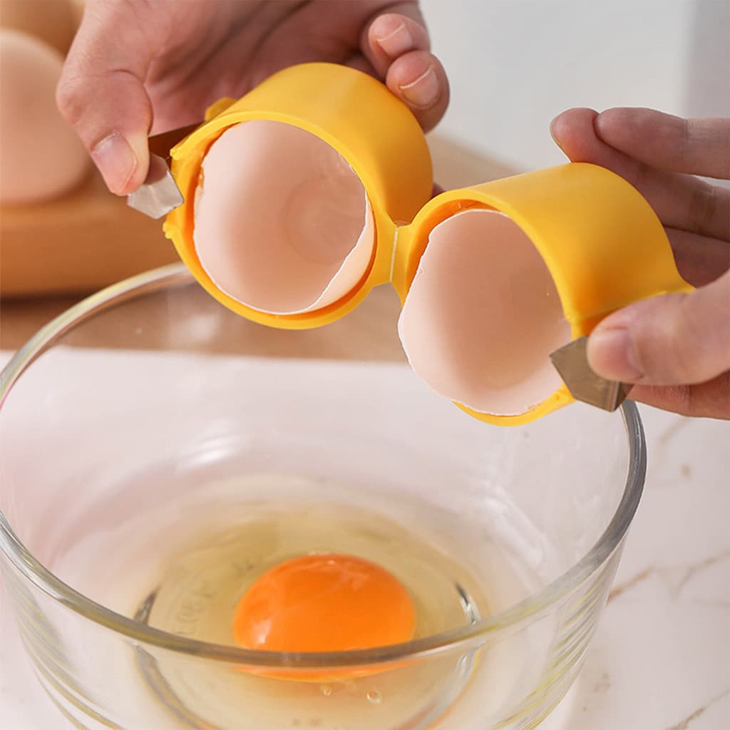 Separador De Ovos Removedor De Casca De Ovo Prático Especialidade Cozinha Abridor Ferramenta Para Amigo Família Vizinhos