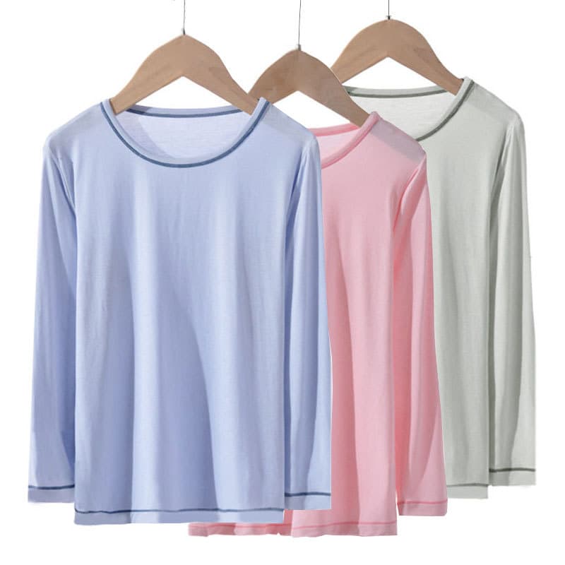 Yokesi pai-filho crianças camisa de manga comprida primavera verão menino camiseta feminina bebê fino outono roupas ar c