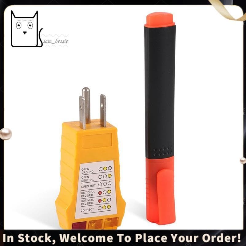 Para Almofadas De Esteira Folhas Travesseiro Compatível Kit Testador Aterramento Com Caneta Teste Condutividade & Tomada