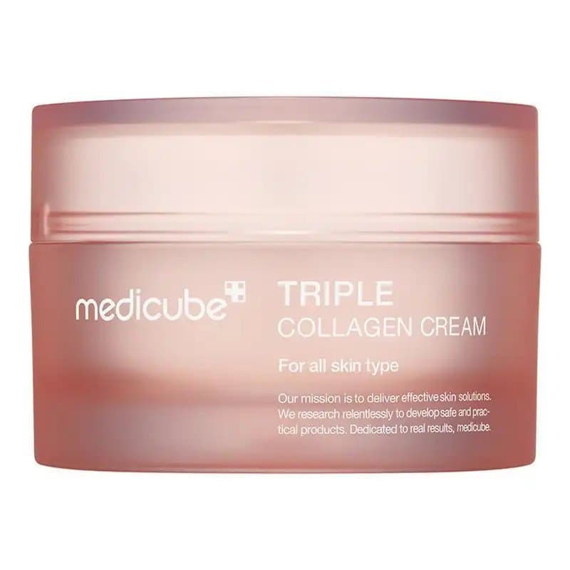 [medicube] Creme de Colágeno Triplo (Colágeno+Ácido Hialurônico+Niacinamida+Manteiga de Karité) l Hidratante Hidratante