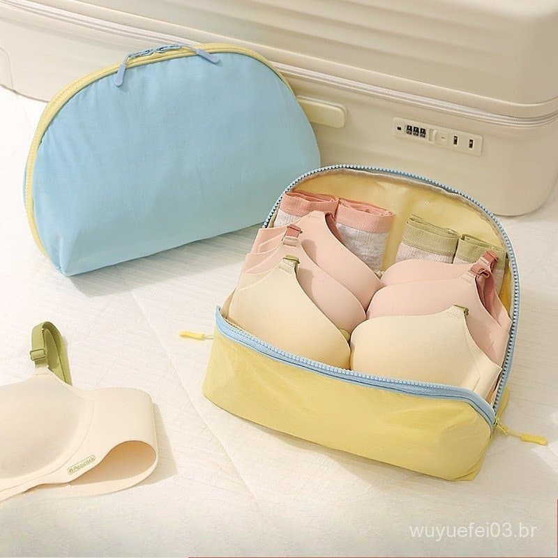 Bolsa De Armazenamento De Roupas Íntimas 3 Em 1 À Prova D'água Com Vários Compartimentos Para Viagens E De Negócios