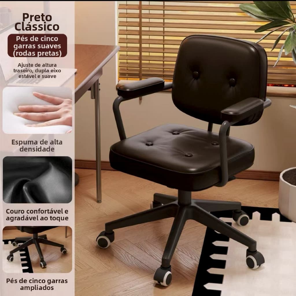Cadeira giratória para elevação de cadeira de escritório em casa--1152